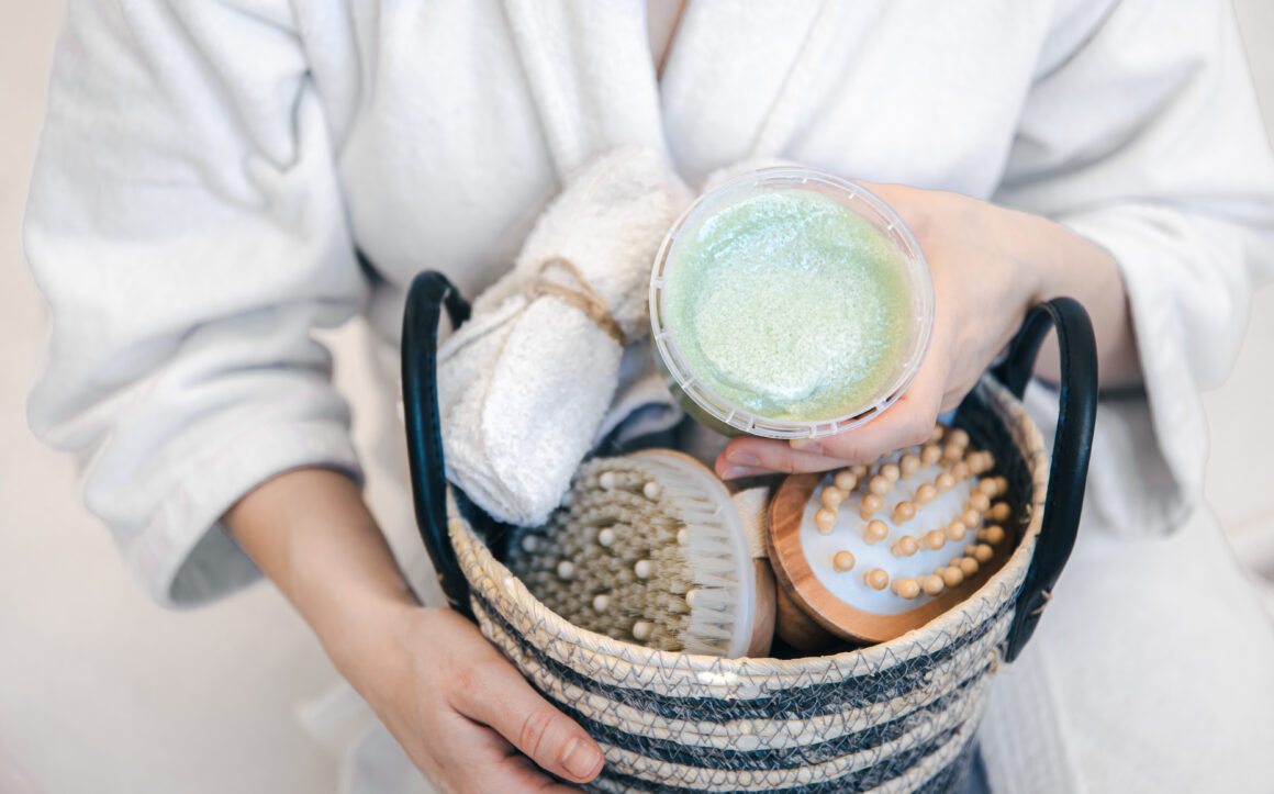 Homemade hair scrubs made with natural ingredients.