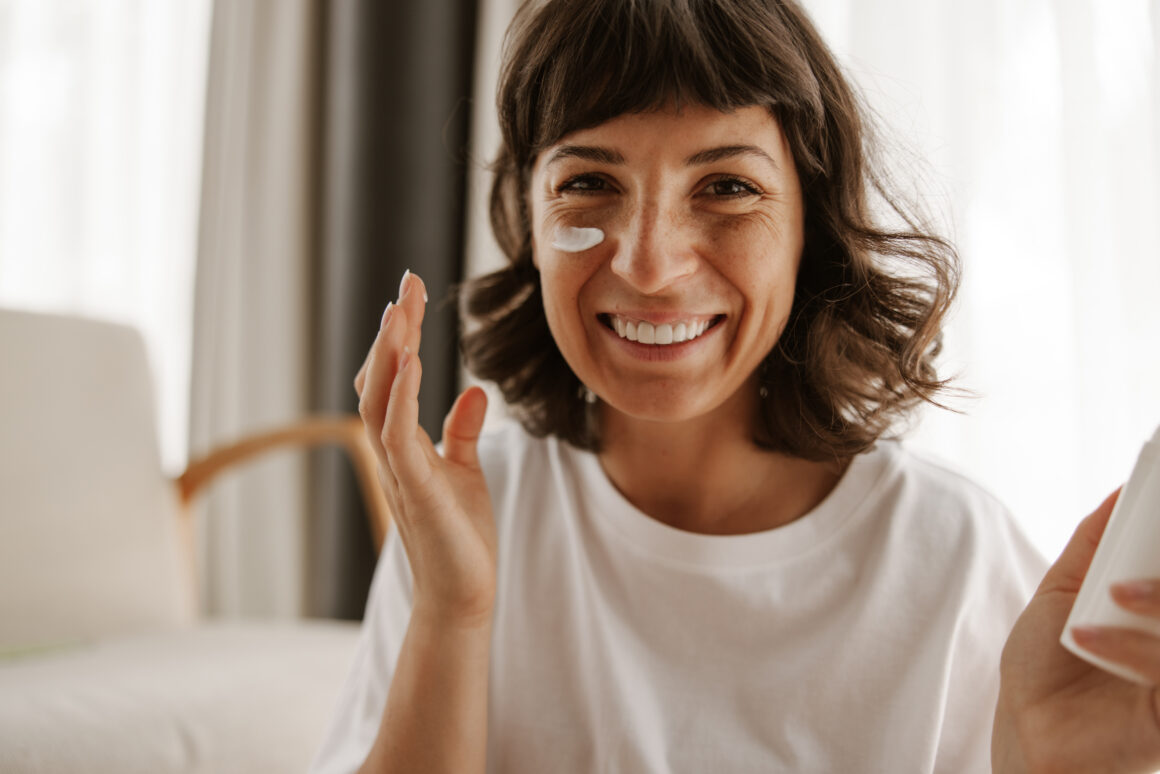 Woman over 40s start her Age Appropriate Skincare